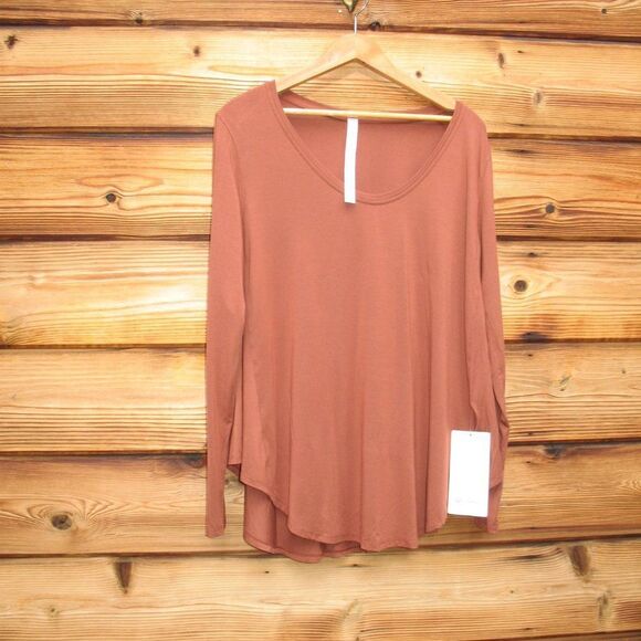 NWT Lululemon Up For Down Time Top Terracotta 6 - Picture 3 of 11